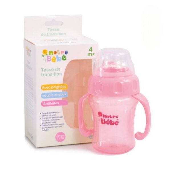 TASSE DE TRANSITION BEC SOUPLE 4M+ 210ML